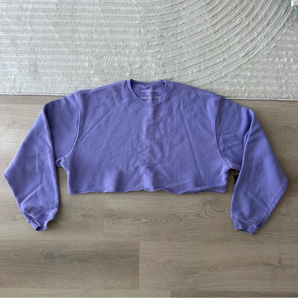 Set Active x Madelyn Cline Purple Sweatshirt